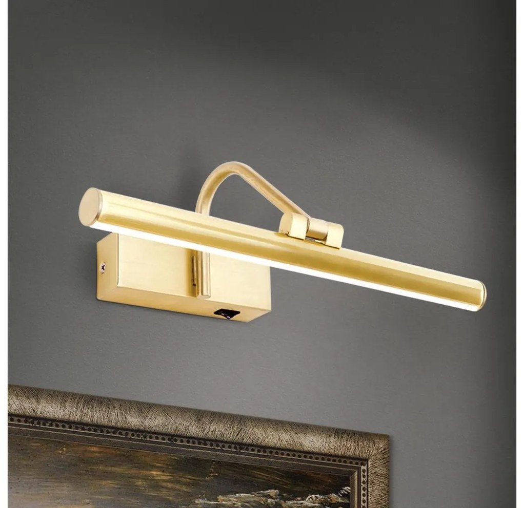 Orion WA 2-1338 - LED Képmegvilágító PORTRAIT LED/6W/230V 30 cm arany