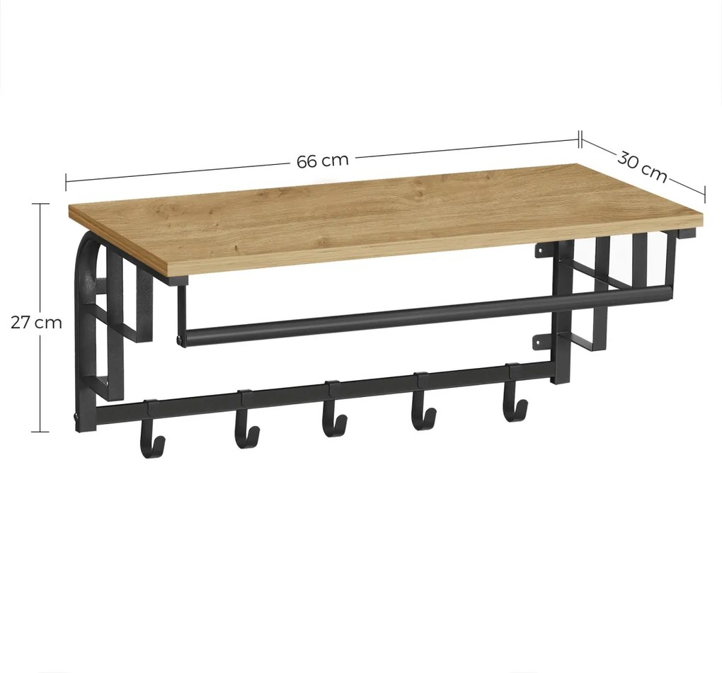 Fali fogas TAYLOR ARTISAN 66x30cm