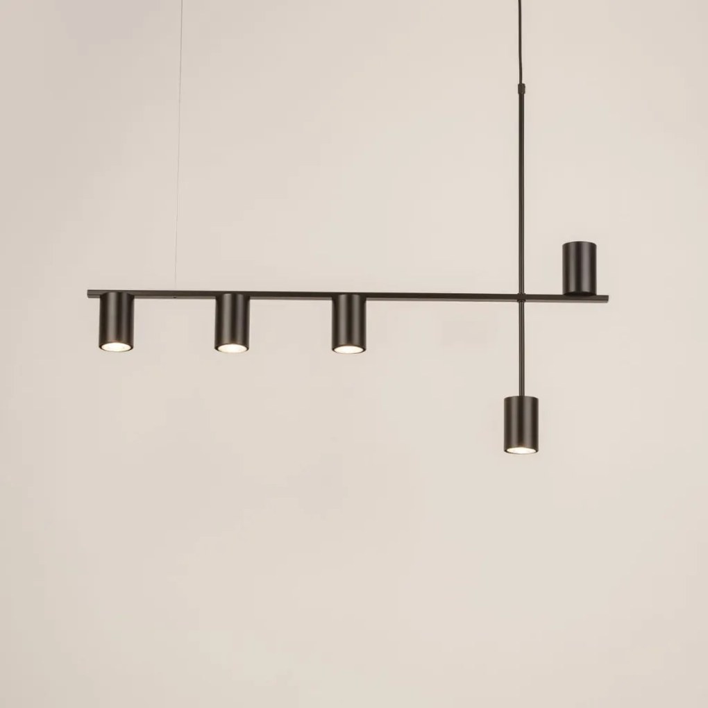 SIGMA LIGHTING 33692 VENDO Többágú Függesztett Lámpa Fekete G9 IP20