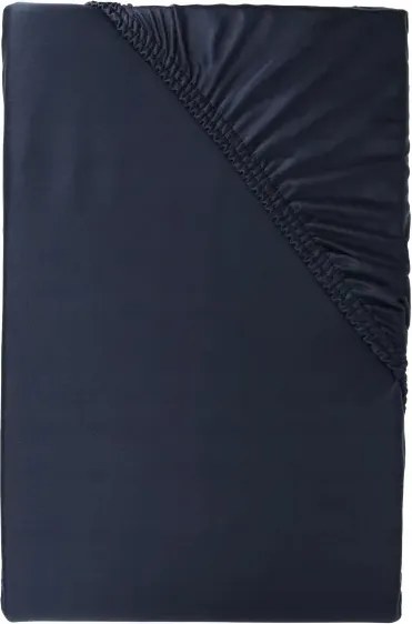 Gumis lepedő Livarno Home 180-200x200x20 sötétkék mikroszálas jersey