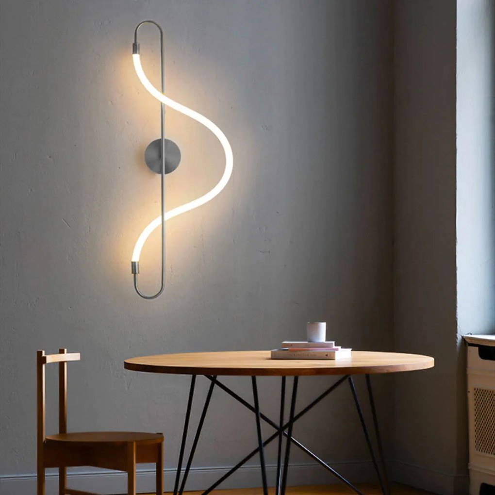 Szerszámlámpa, LED fali lámpa 25W APP859-W Hosszú króm, króm, OSW-03994