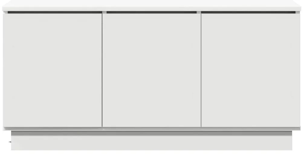 TV Szekrény Fehér 100x38x49 cm Mérnöki Fa