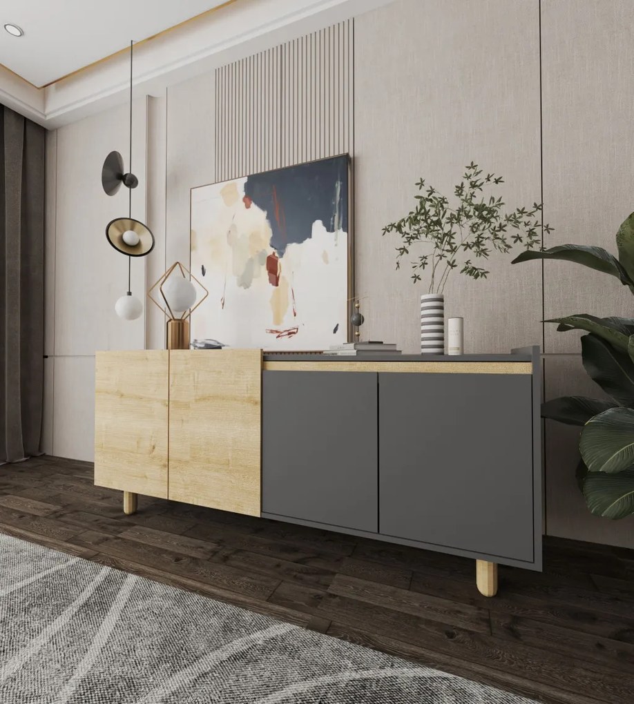 Ravenna Modern 180 - Sapphire Oak, Anthracite
