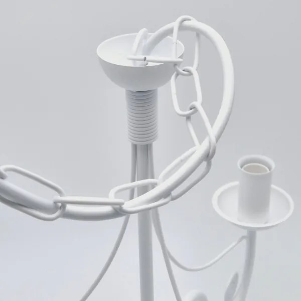 Csillár láncon DONATO 3xE14/40W/230V fehér