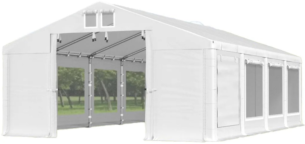 Party sátor 4x8x2m Comfort PVC 560g szúnyoghálóval Summer
