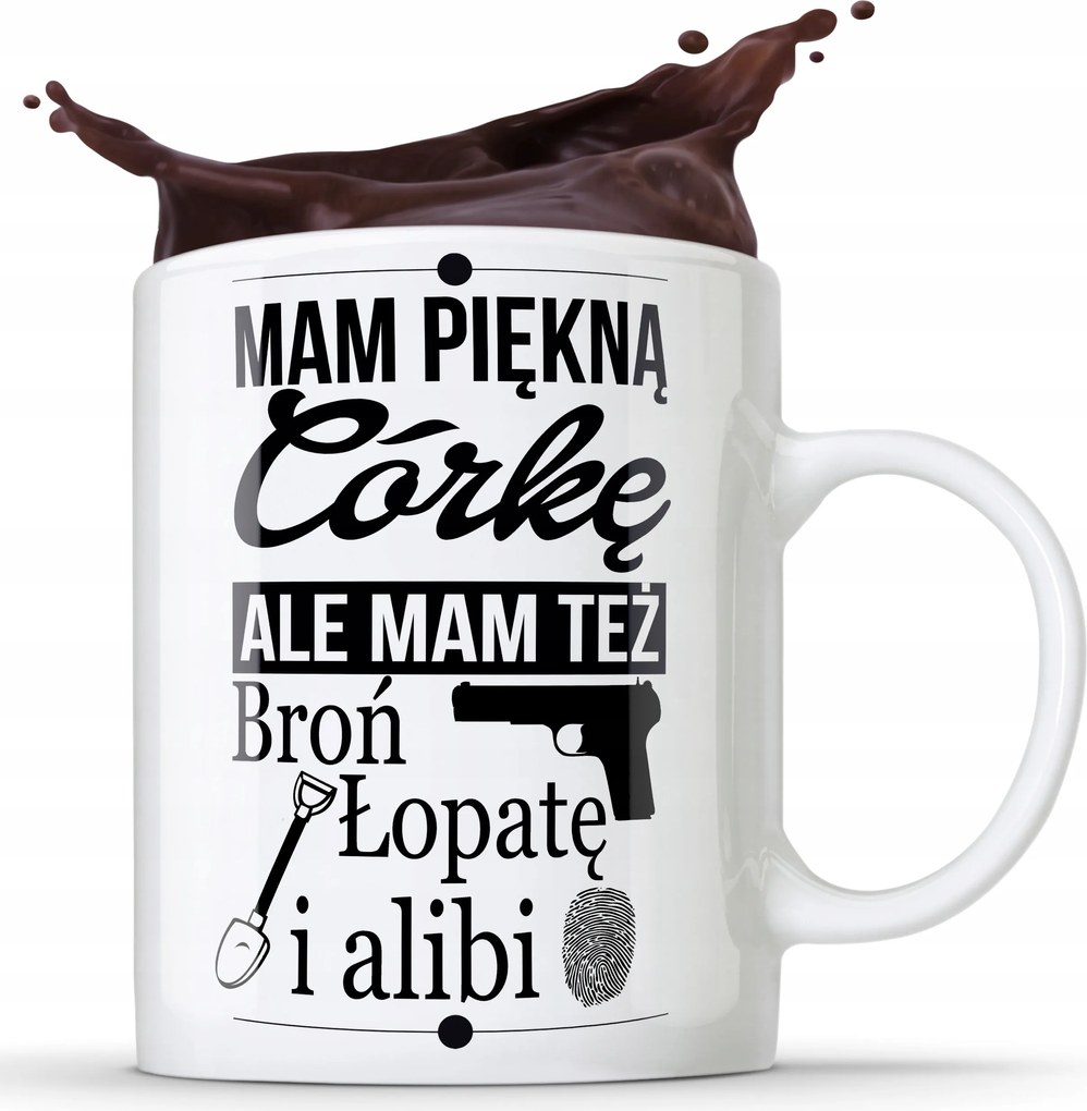 Bögre A Lányának Ajándék Alibi Vicces