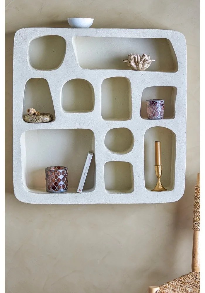 Világosszürke többszintes fali polc 67 cm Antonio – Bloomingville