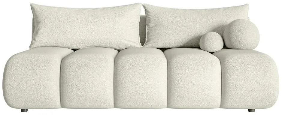 Háromszemélyes kanapé Didier mini (sárgás fehér + fekete). Akció -16%. 1100581