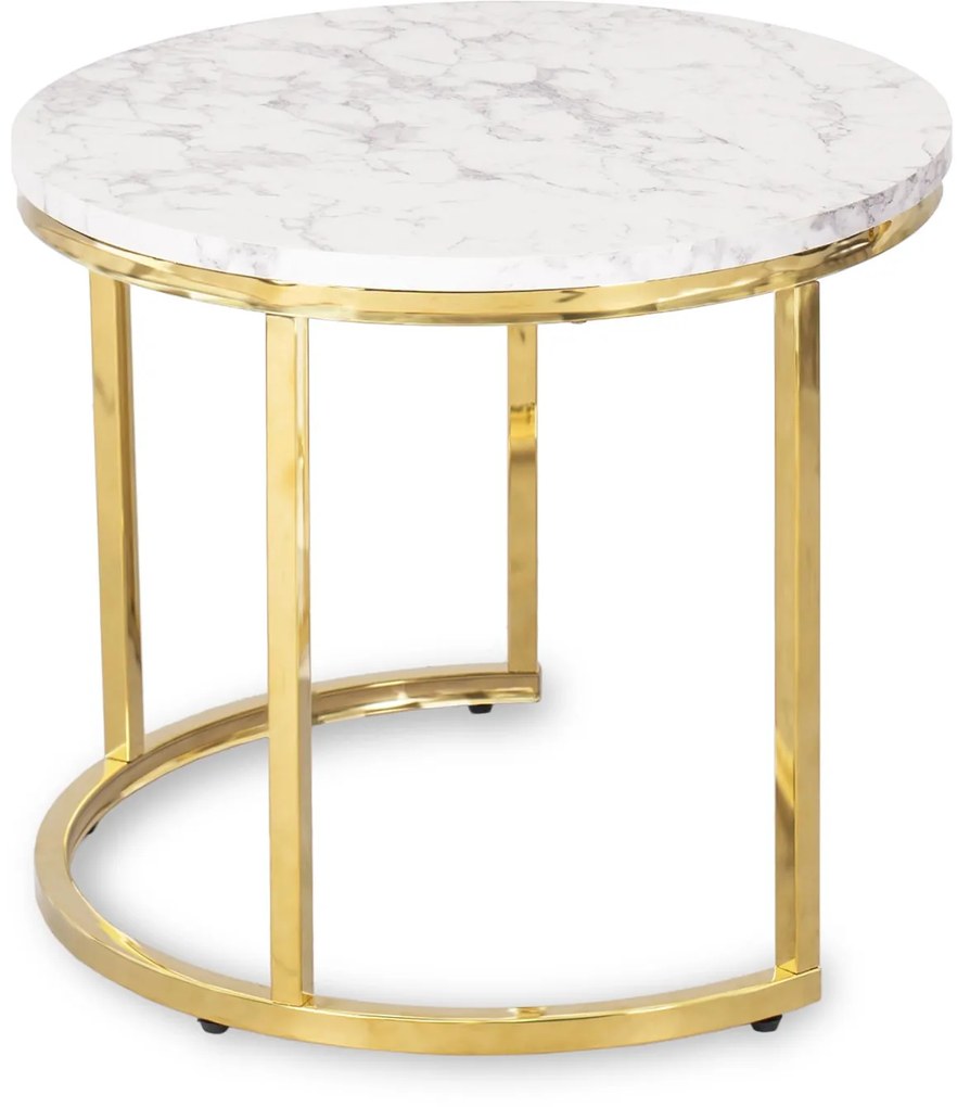 Dohányzóasztal szett Márvány színben. OLIS