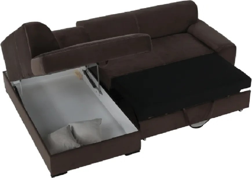 Ülőgarnitúra, barna, balos, MINERVA