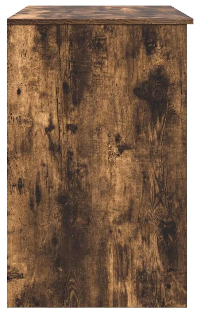 füstös tölgy színű szerelt fa íróasztal 86x49x76 cm