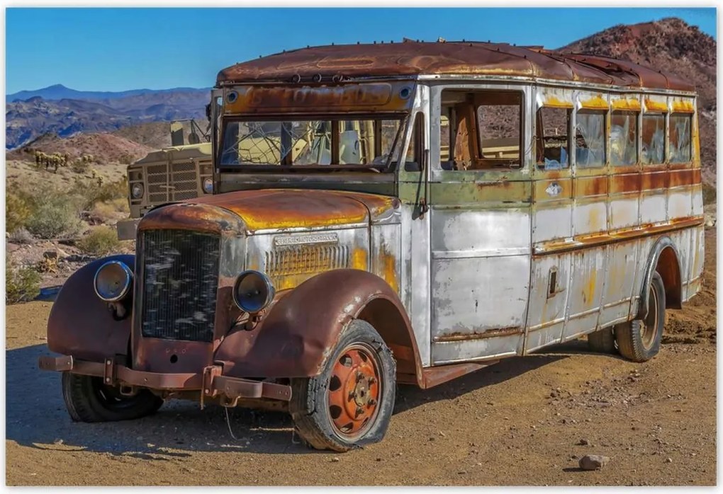 Poszterek 155x105 Amerikai busz