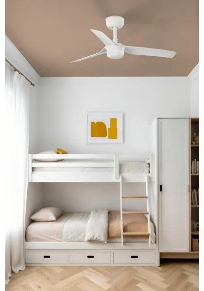 FARO 33820WT-1TW - LED Dimmelhető ventilátor MINI PUNT S LED/10W/230V fehér átm. 90 cm WT + távirányító