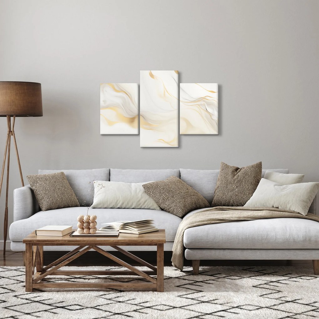 Kép - Absztrakció dekorációval (90x60 cm)