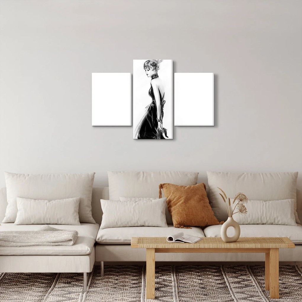Kép - divat illusztrációk (90x60 cm)