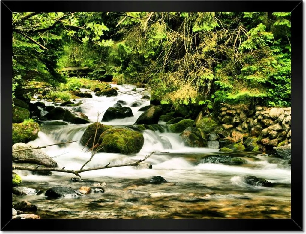 Poszterek keretben 40x30 Folyó a Tátrában
