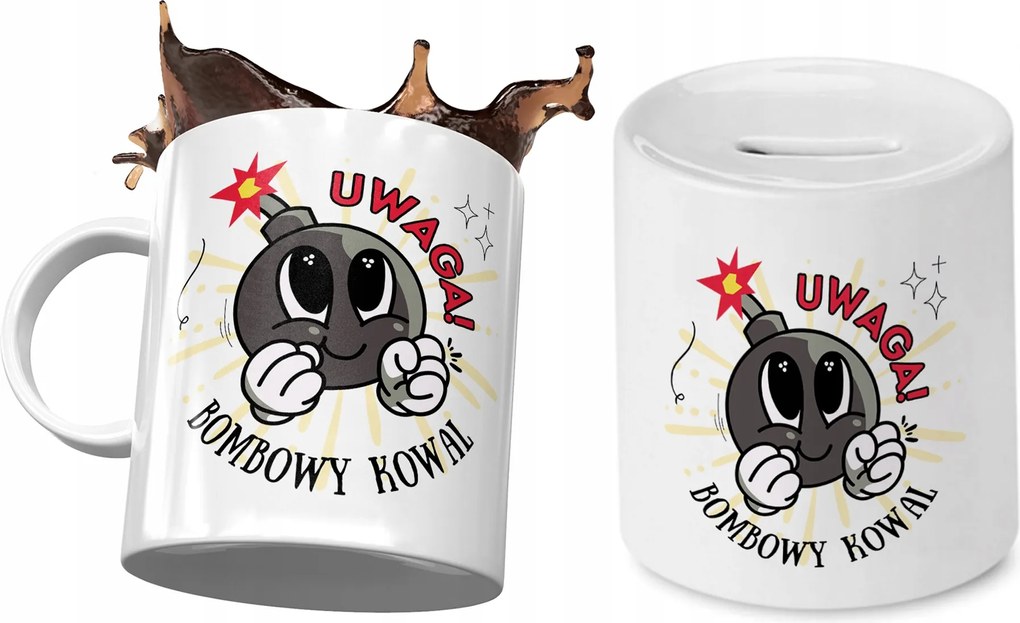 Kovácsnak Bögre Ajándék persely szett fényképes nyomtatással