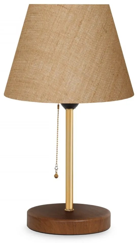 Bézs asztali lámpa textil búrával (magasság 14 cm) Mardin – Opviq lights