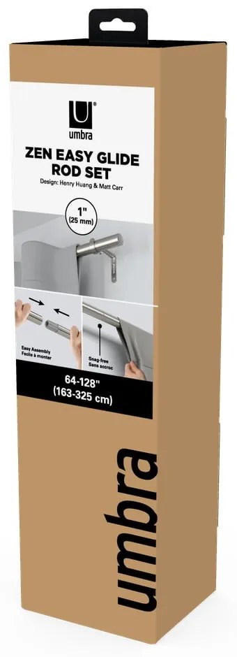 Acél bővíthető függönykarnis 163 - 325 cm Zen – Umbra