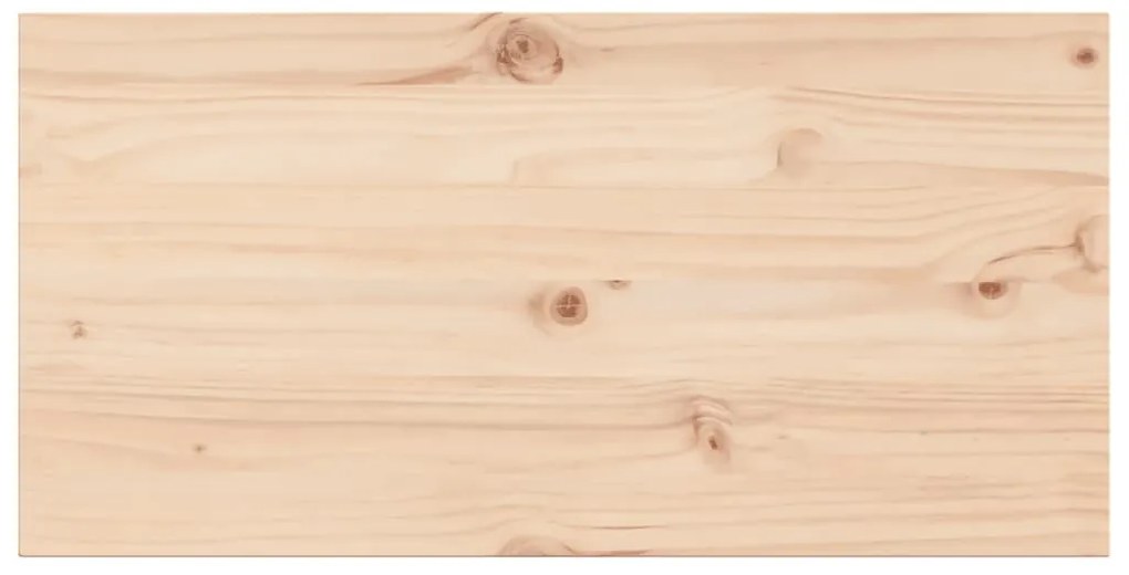 2 db tömör fenyőfa téglalap alakú asztallap 90 x 45 x 2,5 cm