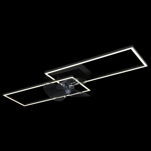 Globo 67243-30BF-LED Fényerőszabályozható ventilátoros mennyezeti lámpa TATIANA 38W/230V 3000-6500K+távirányító