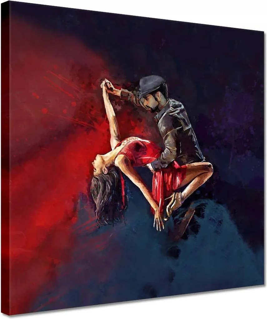 Vászonkép 30x30 Tangó Szenvedélyes táncok Szex