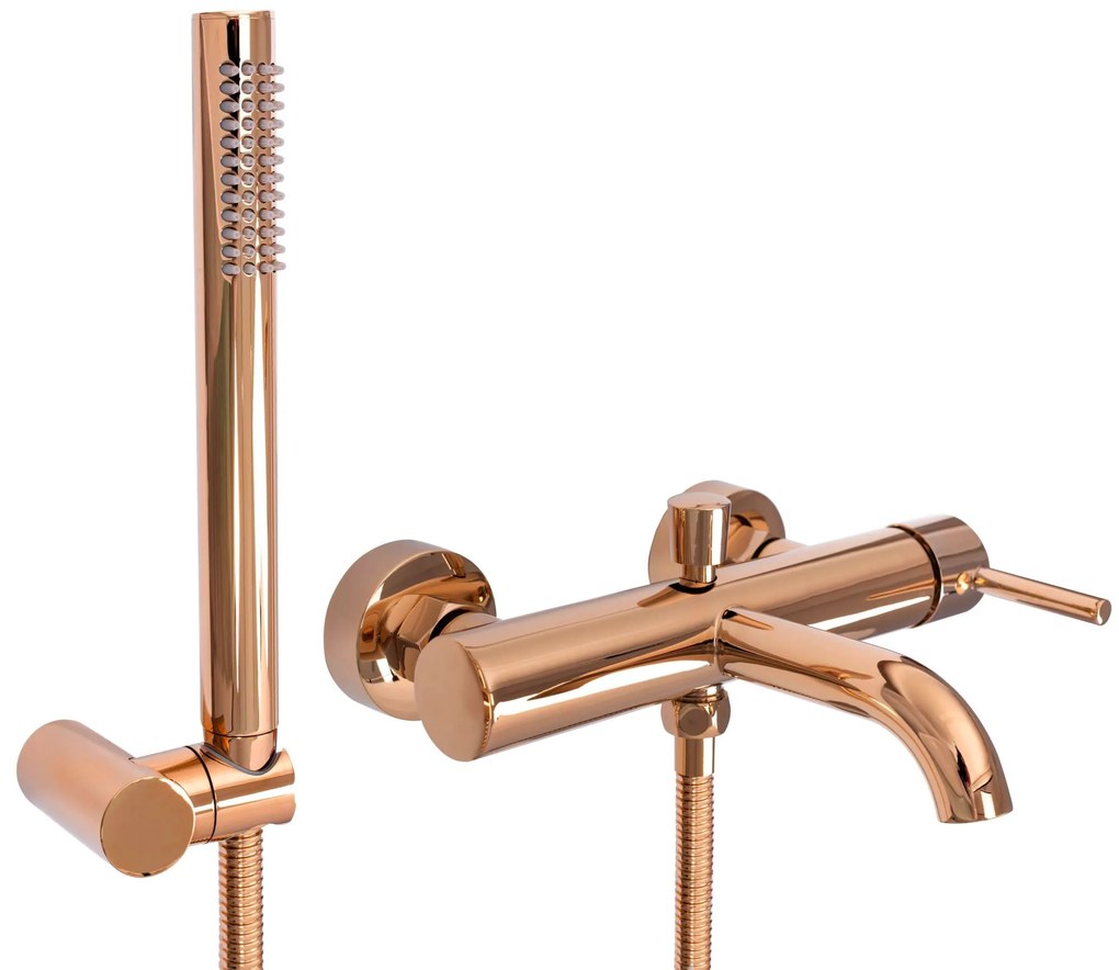 Fürdőkád csaptelep Rea Lungo Rose gold