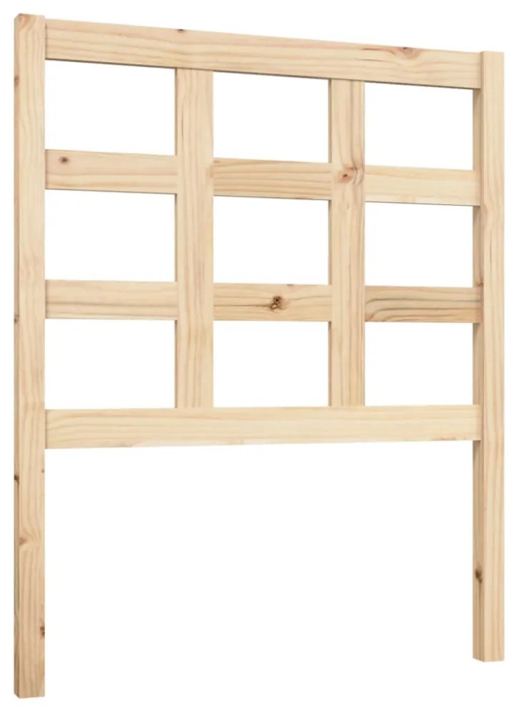 tömör fenyőfa ágyfejtámla 80,5 x 4 x 100 cm