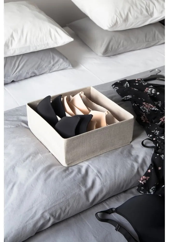 Drawer bézs rekeszes fiókrendszerező, 29 x 11 cm - Bigso Box of Sweden