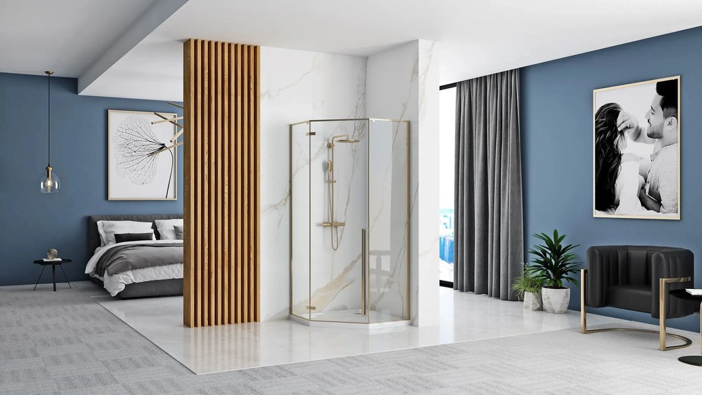 Zuhanytálca Rea Diamond 80x80