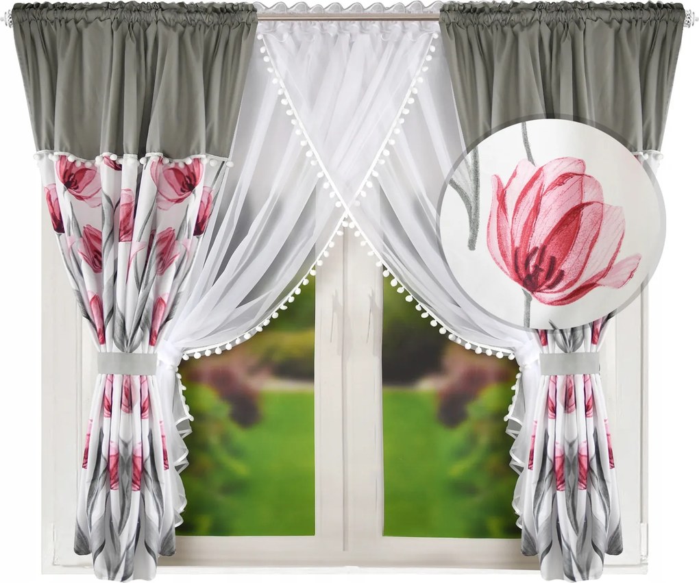 Függöny szett Franciaország 690x155 Függöny