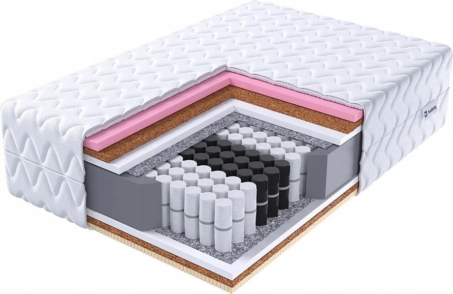 Zsebes matrac Alvi Max 90x200 visco kókusz latex Heisberg