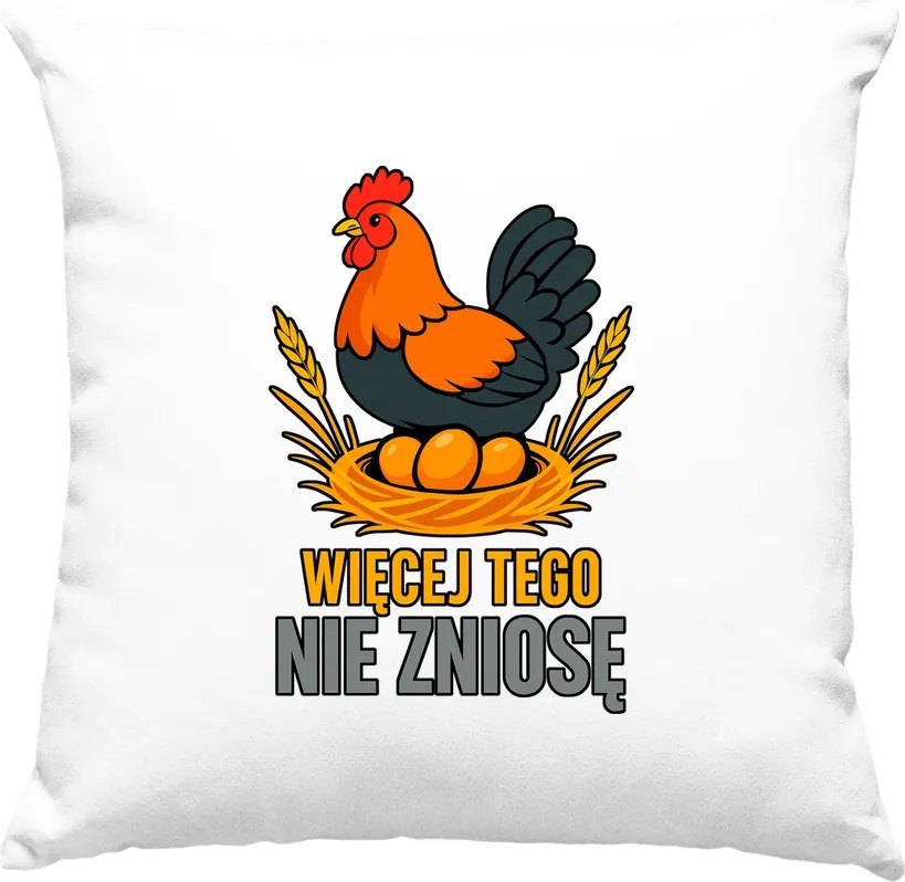 Tyúkpárna Elege van a humorból Fehér