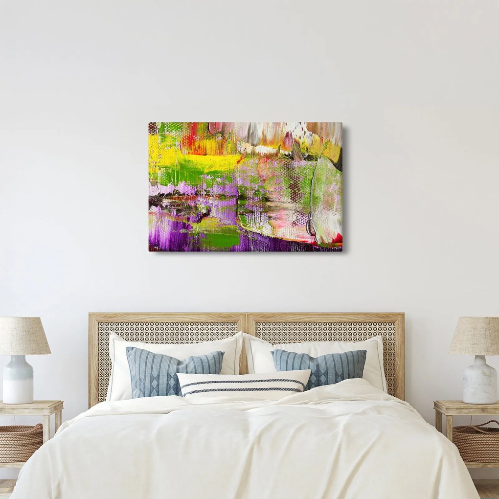 Absztrakció kép - festmény (90x60 cm)