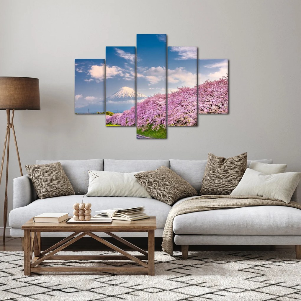 Kép - Japán tavaszi táj (150x105 cm)