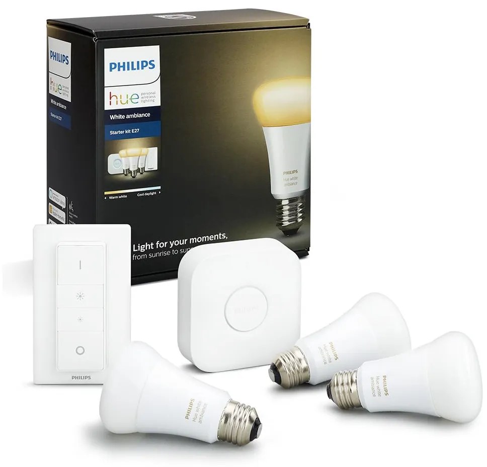 Philips Induló készlet Philips Hue WHITE AMBIANCE 3xE27/9,5W/230V P2369