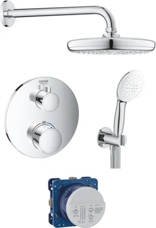 Grohe zuhanyrendszer termosztátos csapteleppel króm GBAL7