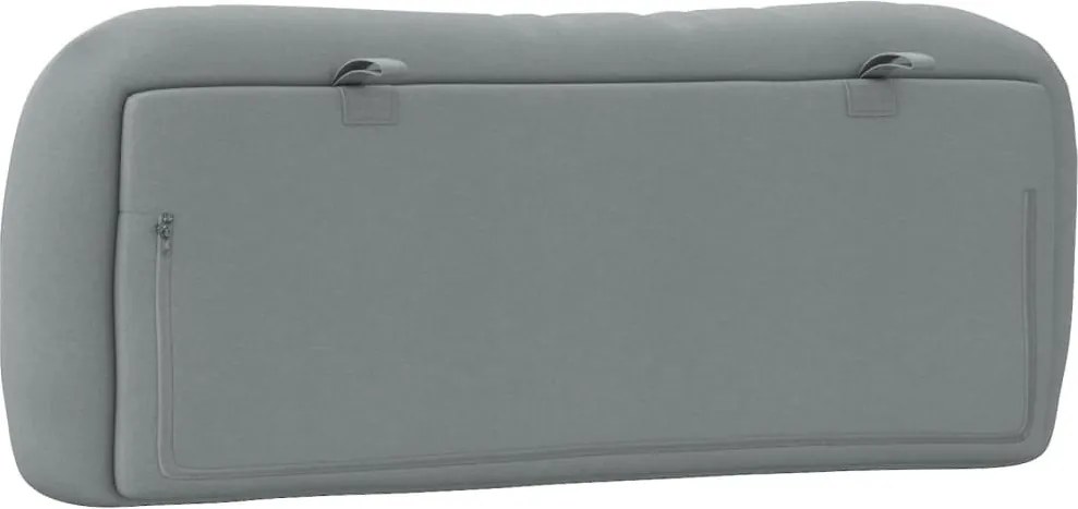 világosszürke szövet fejtámla párna Hvar 100 cm