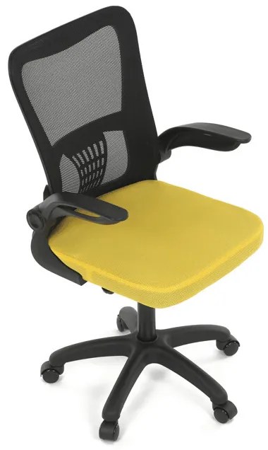 Sárga Hálós Gyerek Hinta Mechanikás Szék. YEL