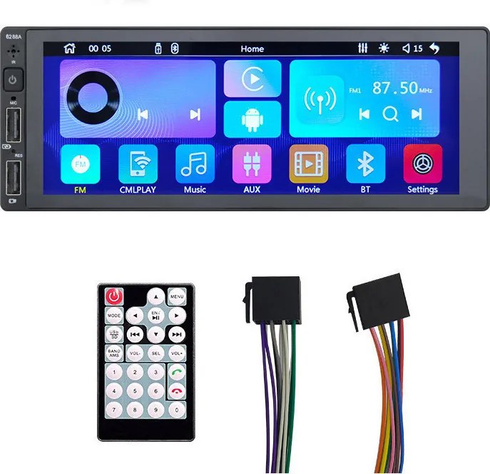 Laeso 1 dines carplay - Android GPS navigáció, autórádió, 6.86 hüvelykes CP-1002