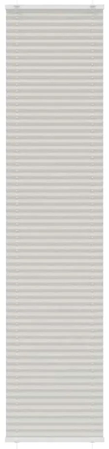 pliszírozott redőny világosszürke 50x200 cm szövetszélesség