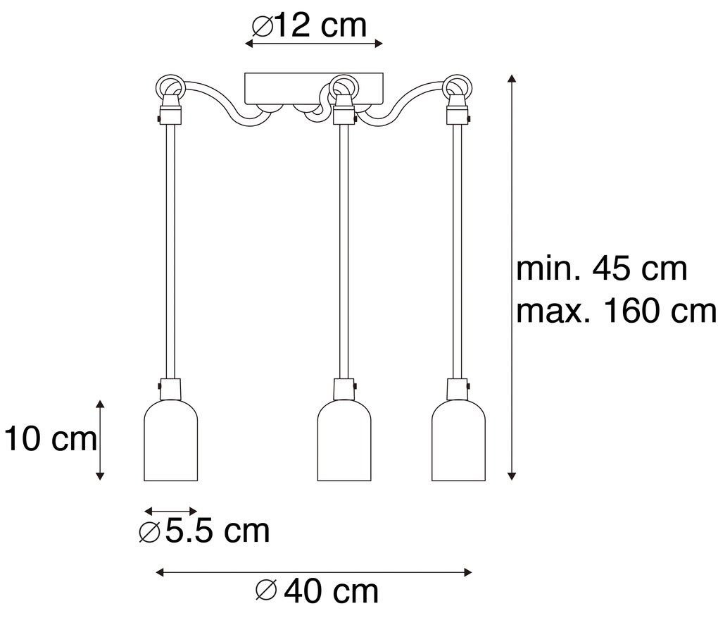 Ipari lógólámpa szürke beton - Cava 3