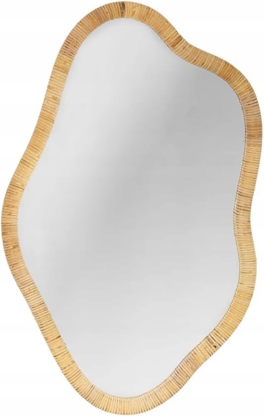 Bloomingville Ashlie Fali Tükör Rattan Keretben 80 cm