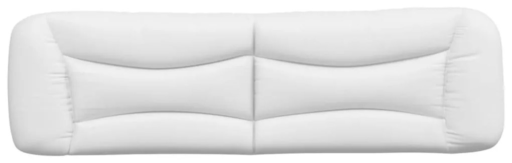 fehér műbőr fejtámla párna Hvar 180 cm