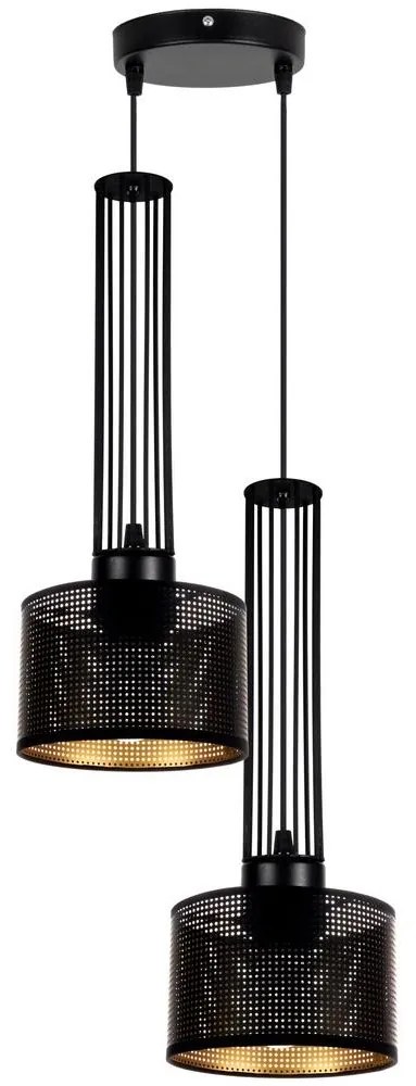 Csillár zsinóron ELIS 2xE27/60W/230V á. 30 cm