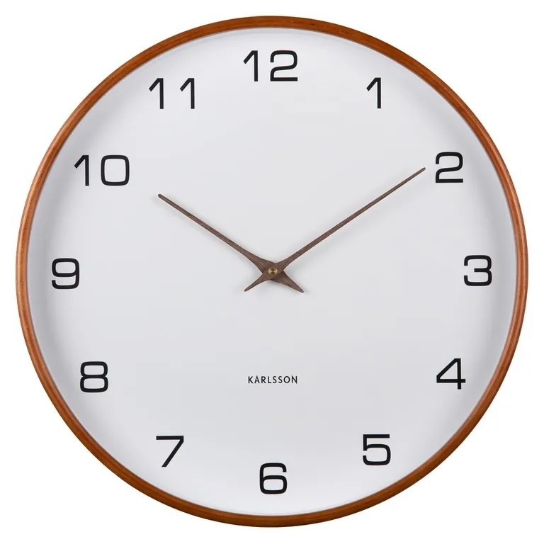Karlsson 5993WH design falióra fehér, átmérő 40 cm