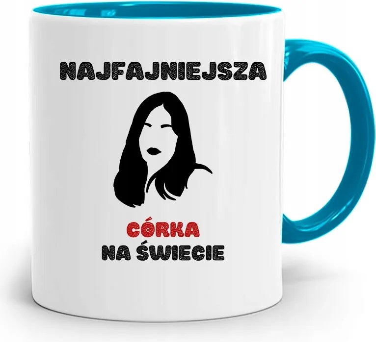 Kék Bögre Lányának A Világ Legszínvonalasabb Nyomtatott Fotóval