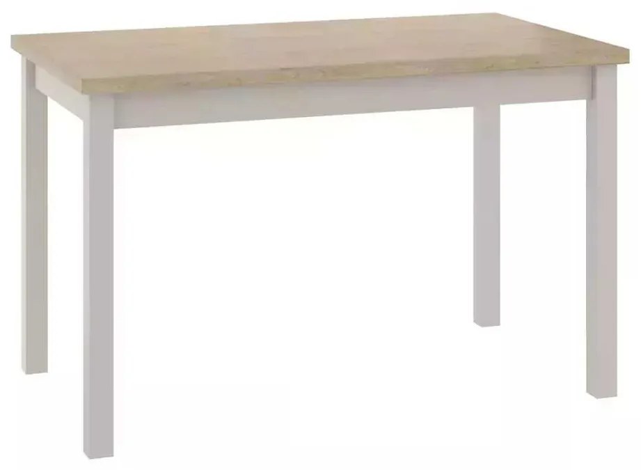 Adam étkezőasztal 120 x 68 cm, cremona tölgy / krém