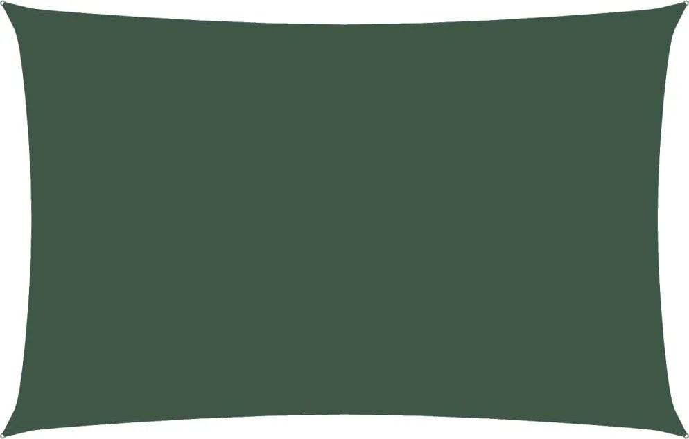 vidaXL sötétzöld téglalap alakú oxford-szövet napvitorla 2,5 x 5 m