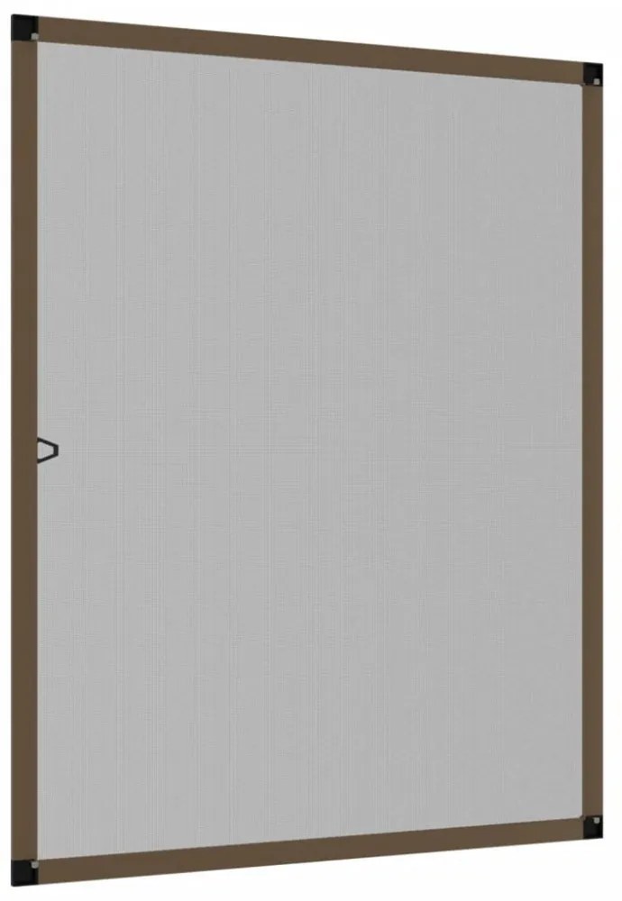 barna ablakszúnyogháló 100x120 cm